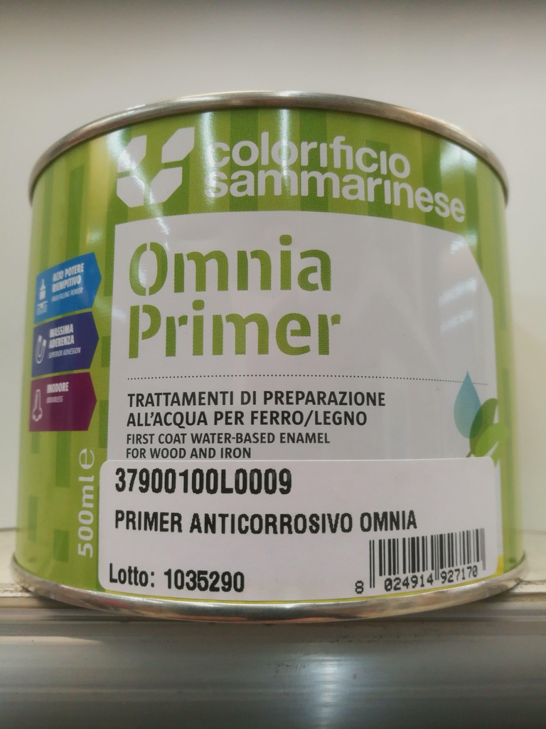 PRIMER ANTICORROSIVO OMNIA 0,5 LT COD.3790.0100