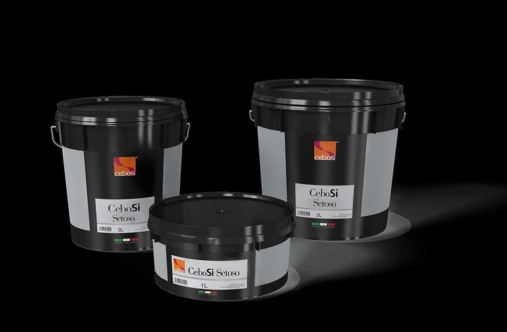 CEBOSI SETOSO 5 LT PITTURA MATERICA CON DELICATI EFFETTI DI SETA