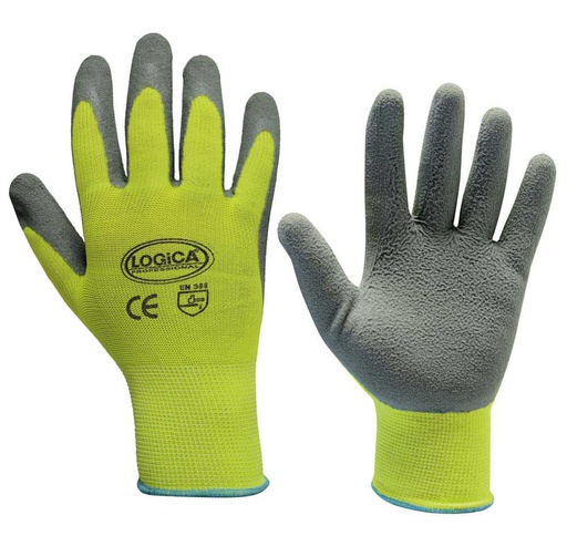 GUANTO SCHIUMA LATTICE GRIGIO/GIALLOHV COD.ROAD/HV-09