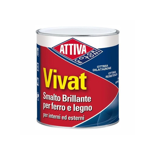 [ATT000320] ATTIVA VIVAT MARRONE SCURO 12 2,5 LT ***IN ESAURIMENTO*** VEDI CAFFE