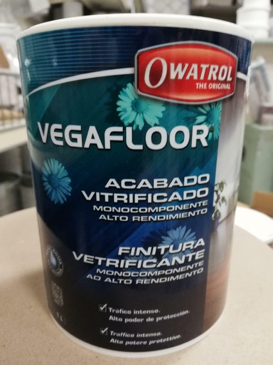 [BUL000307] VEGAFLOOR LUCIDO FINITURA VETRIFICANTE PER PARQUET E PAVIMENTI IN LEGNO 1 LT COD.W123