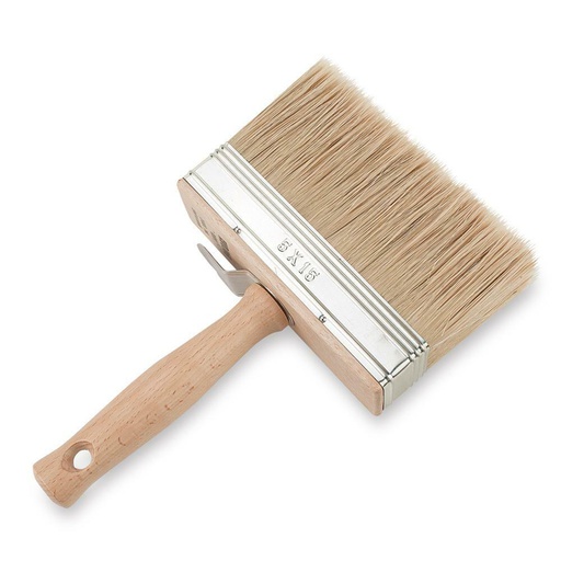 [BUL000522] PLAFONCINO POLO SETOLA BIONDA CM 3X12 MANICO IN LEGNO