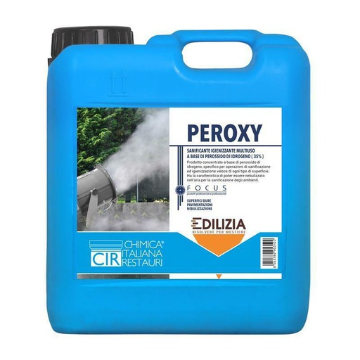 [CIR000144] Cir Peroxy 5 Lt Detergente Igienizzante a base di Perossido di Idrogeno