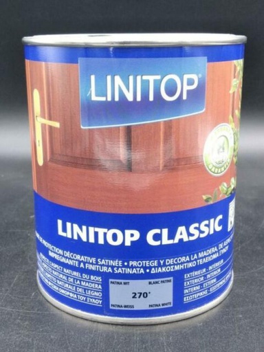[BUL000555] VERNICE FINITURA LINITOP CLASSIC 270 BIANCO 5 LT. COD.22L07000