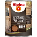 ALPINA IMPREGNANTE PROTETTIVO PER LEGNO COLORE TEAK 0,75 LITRI