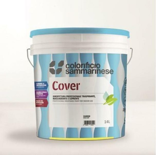 [SAM000096] SAMMARINESE COVER BIANCO 14 LITRI PITTURA TRASPIRANTE COPRENTE