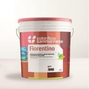 SAMMARINESE FIORENTINO GRANA FINE BIANCO 14 LT  RIVESTIMENTO AL QUARZO PROTETTIVO CON ANTIALGA E AD EFFETTO DECORATIVO