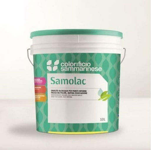 [SAM000040] SAMOLAC LUCIDO BIANCO 10 LT COD.3870.0050