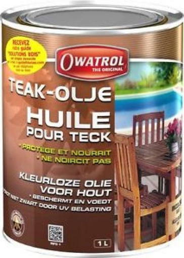 [BUL000151] OWATROL TEAK OLJE 1 LT OLIO PROTETTIVO NUTRIENTE PER LEGNO