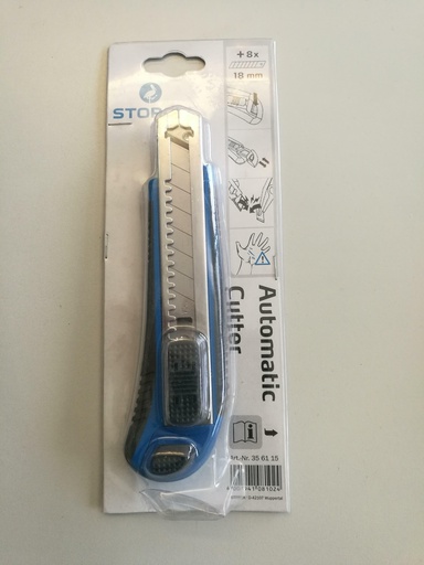 [STO000027] CUTTER LARGO LAMA 18MM COD.356115
