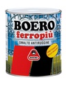 BOERO FERROPIU GRIGIO CHIARO GR.GROSSA 2,5 LITRI SMALTO ANTICORROSIVO PER ESTERNI ED INTERNI. DONA UN EFFETTO ANTICHIZZATO GRANA GROSSA