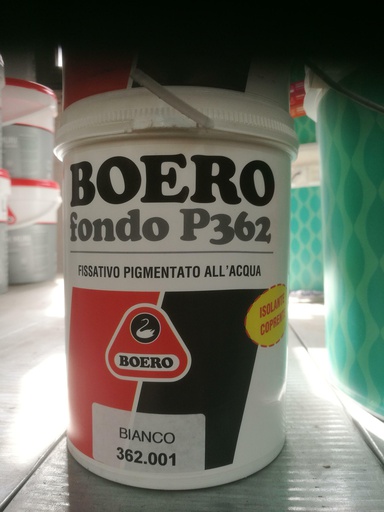 [BOE000029] BOERO FONDO P 362 BIANCO 1 LT CONSOLIDANTE ALL'ACQUA PER PITTURE