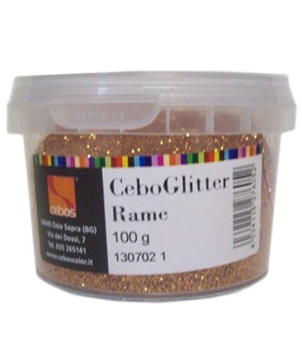 [CEB000040] CEBOS CEBOGLITTER RAME 40 GR. in esaurimento