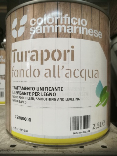 [SAM000077] SAMMARINESE SANOLEGNO FONDO TURAPORI CARTEGGIABILE 2,5 LITRI ALL'ACQUA