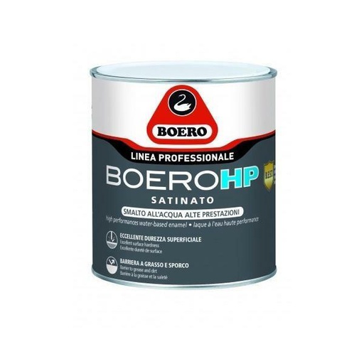 [BOE000152] BOERO HP SATINATO BIANCO 0,750 LT COD.144.001