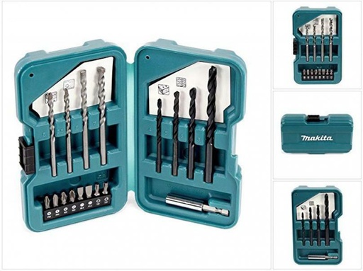 [MAK000143] MAKITA SET 17 PUNTE + INSERTI COD.D-40200